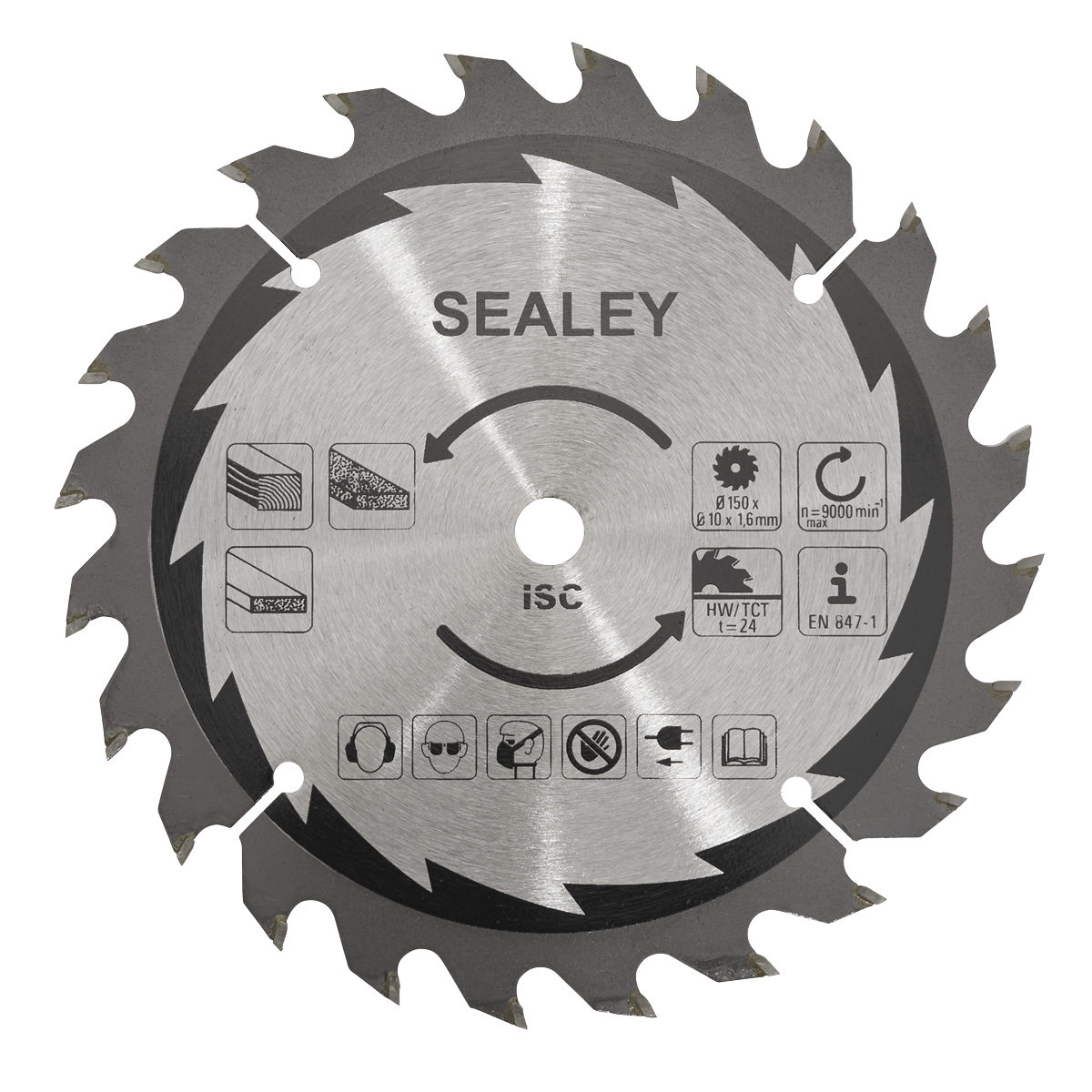 150mm Cut-Off Saw Blade 1.6mm/10mm 24tpu CP20VCS.03