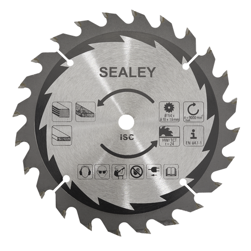 150mm Cut-Off Saw Blade 1.6mm/10mm 24tpu CP20VCS.03