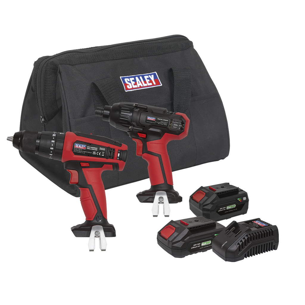 2 x SV20 Series Cordless Power Tool Kit 20V - 2 Batteries CP20VDDCOMBO