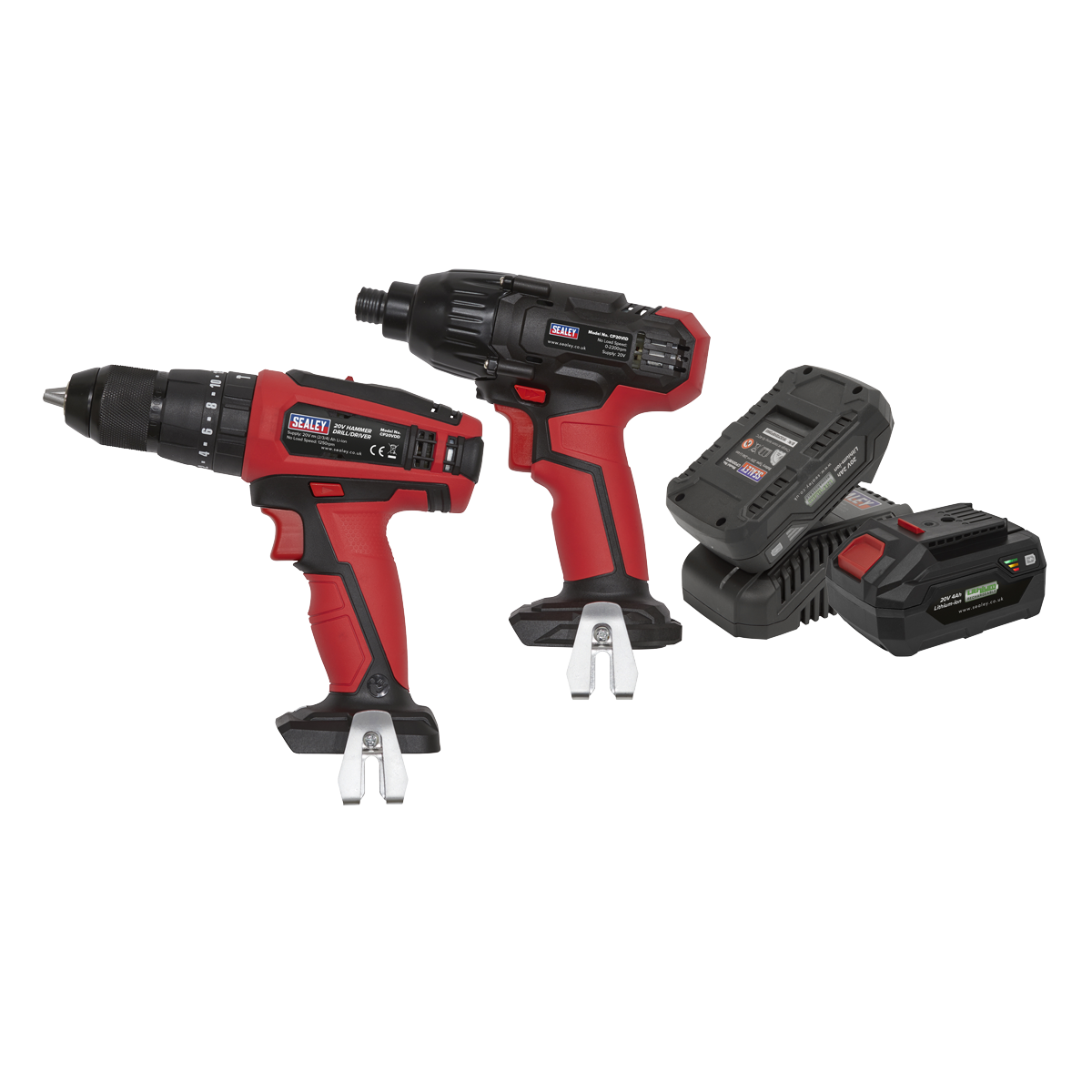 2 x SV20 Series Cordless Power Tool Kit 20V - 2 Batteries CP20VDDCOMBO