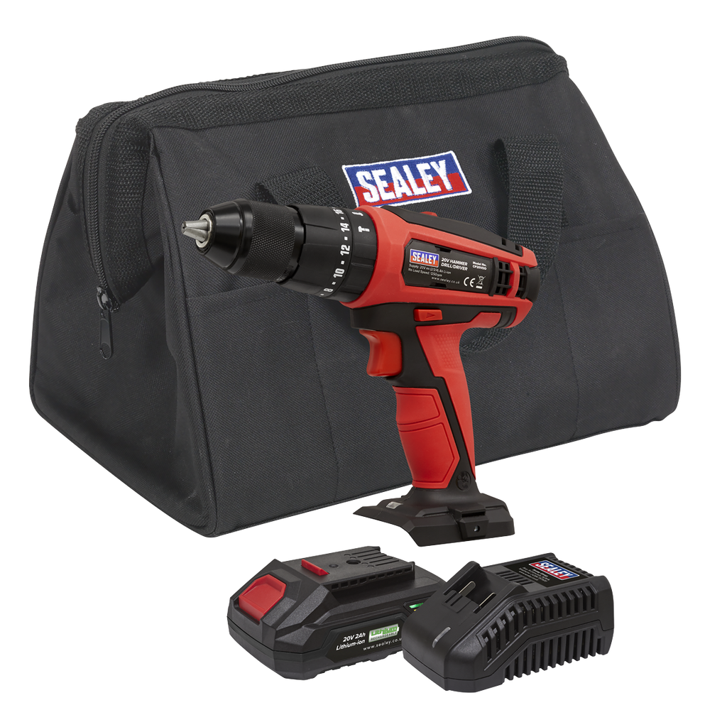 SV20 Series 13mm Cordless Combi Drill Kit 20V 2Ah CP20VDDKIT1