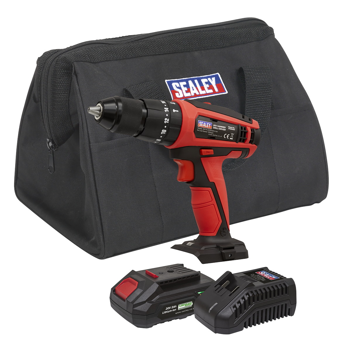 SV20 Series 13mm Cordless Combi Drill Kit 20V 2Ah CP20VDDKIT1
