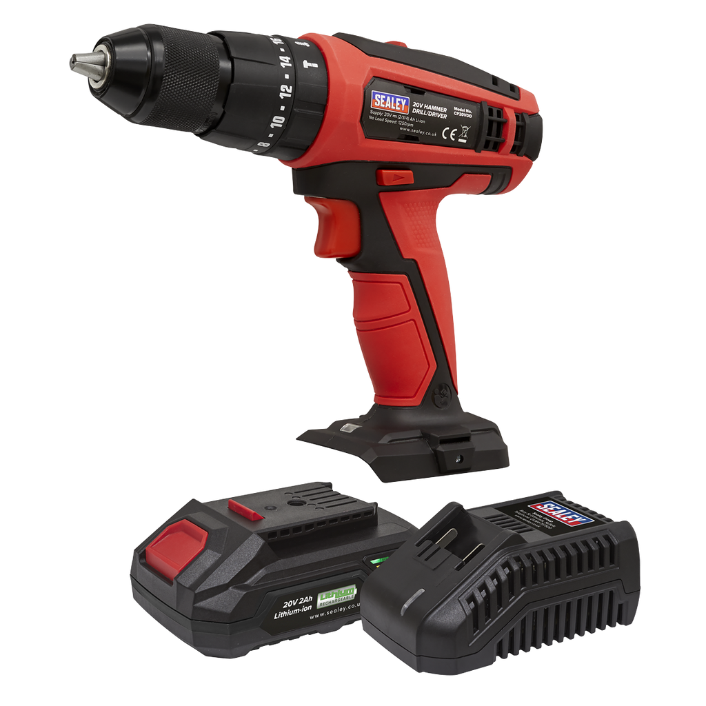 SV20 Series 13mm Cordless Combi Drill Kit 20V 2Ah CP20VDDKIT1