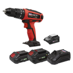 SV20 Series 13mm Cordless Combi Drill Kit 20V - 2 Batteries CP20VDDKIT