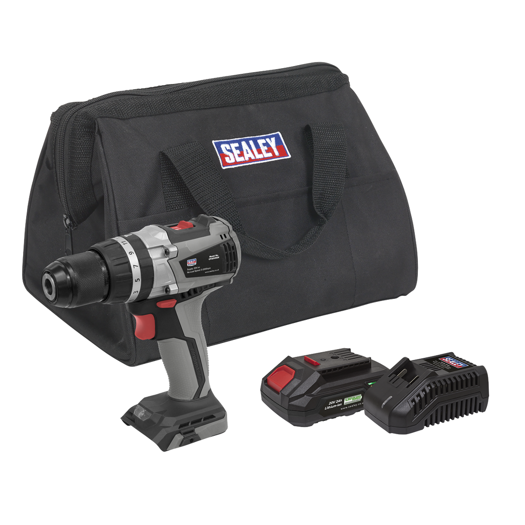 SV20 Series 13mm Brushless Cordless Combi Drill Kit 20V 2Ah CP20VDDXKIT1