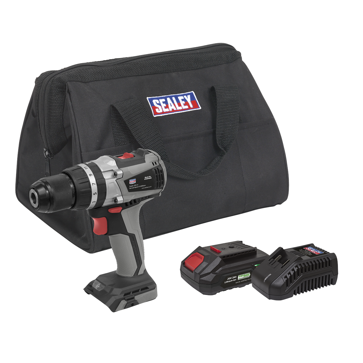 SV20 Series 13mm Brushless Cordless Combi Drill Kit 20V 2Ah CP20VDDXKIT1