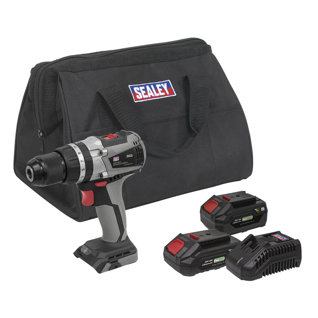 SV20 Series 13mm Brushless Cordless Combi Drill Kit 20V - 2 Batteries CP20VDDXKIT