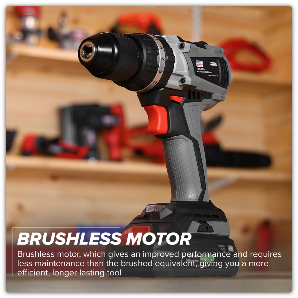 SV20 Series 13mm Brushless Cordless Combi Drill 20V - Body Only CP20VDDX