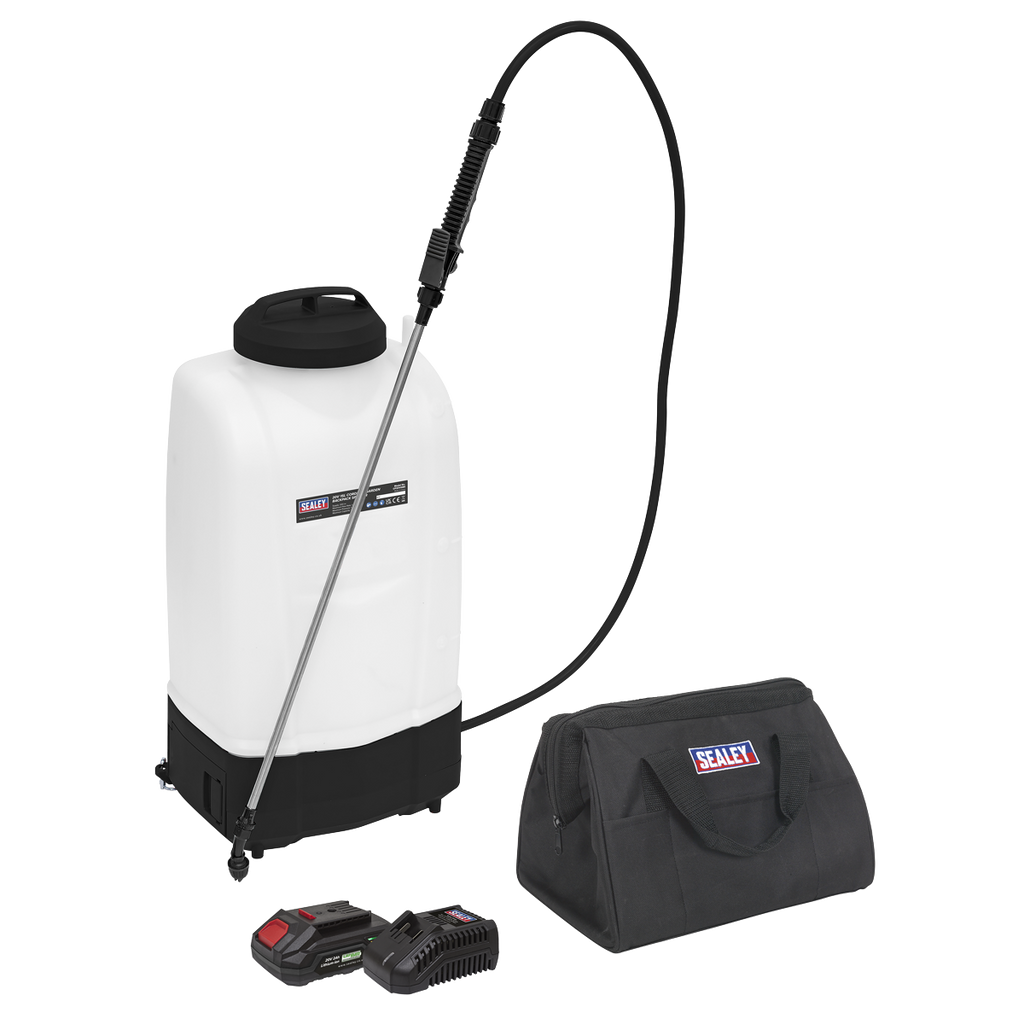 SV20 Series 15L Cordless Garden Backpack Sprayer 20V 2Ah CP20VGBSKIT1