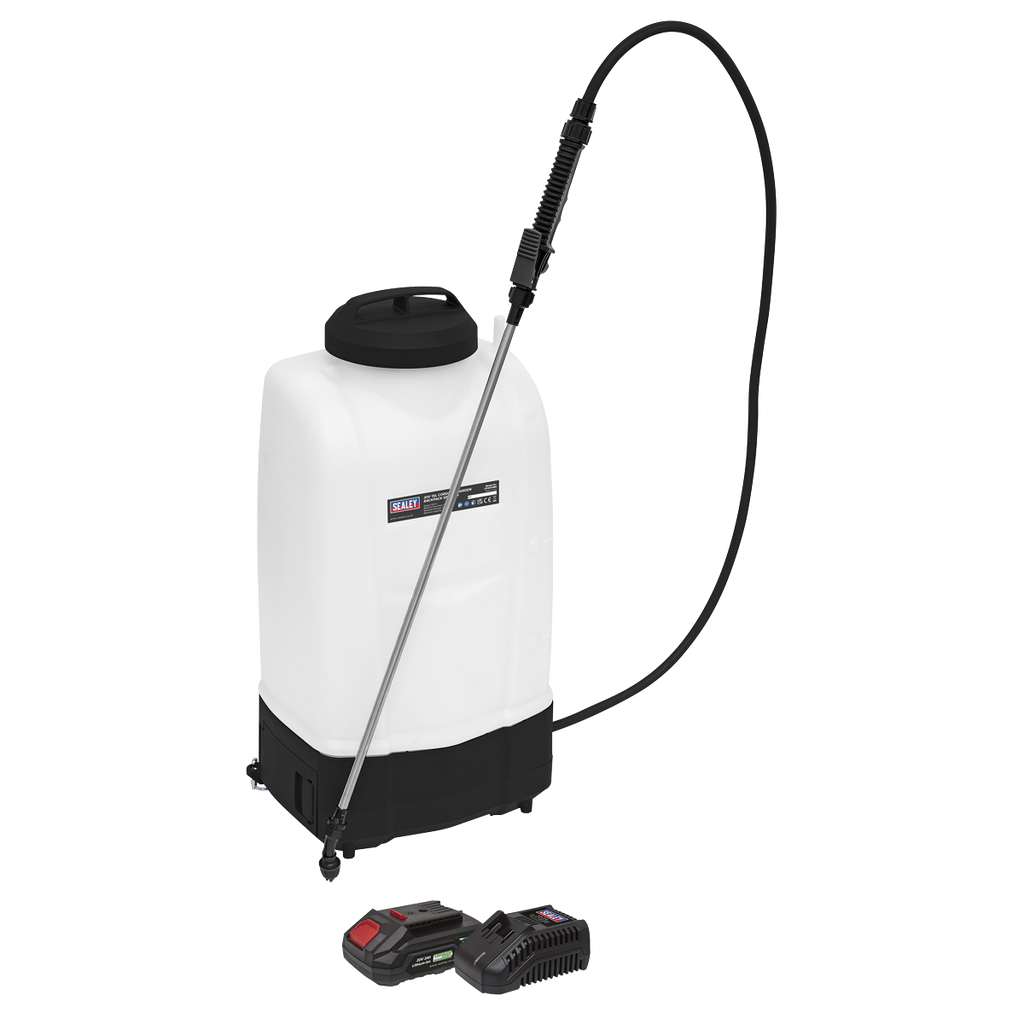 SV20 Series 15L Cordless Garden Backpack Sprayer 20V 2Ah CP20VGBSKIT1