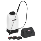 SV20 Series 15L Cordless Garden Backpack Sprayer 20V - 2 Batteries CP20VGBSKIT