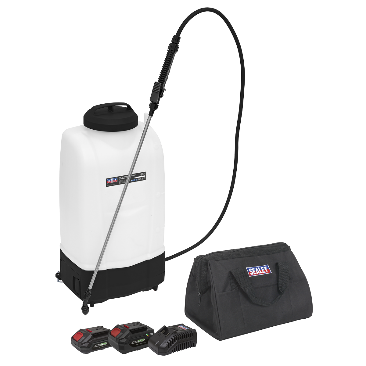 SV20 Series 15L Cordless Garden Backpack Sprayer 20V - 2 Batteries CP20VGBSKIT