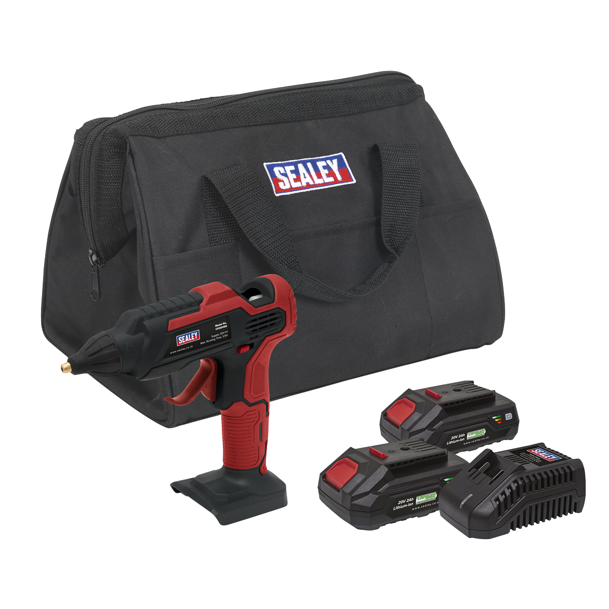 SV20 Series Cordless Glue Gun Kit 20V 2Ah - 2 Batteries CP20VGGKIT