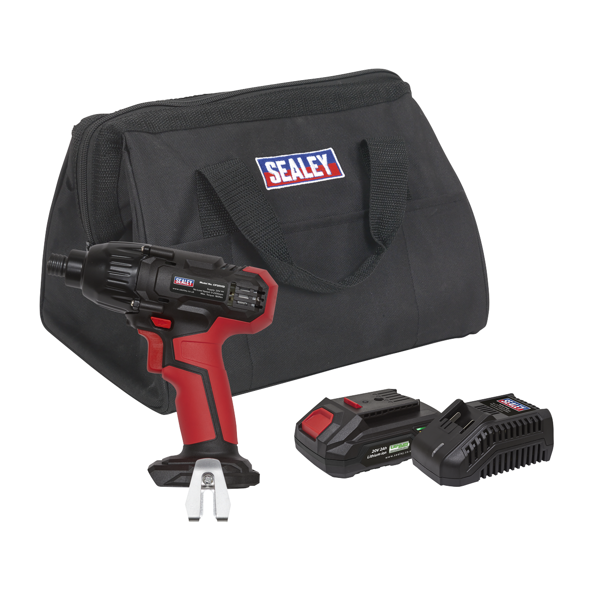 SV20 Series 1/4"Hex Drive Cordless Impact Driver Kit 20V 2Ah CP20VIDKIT1