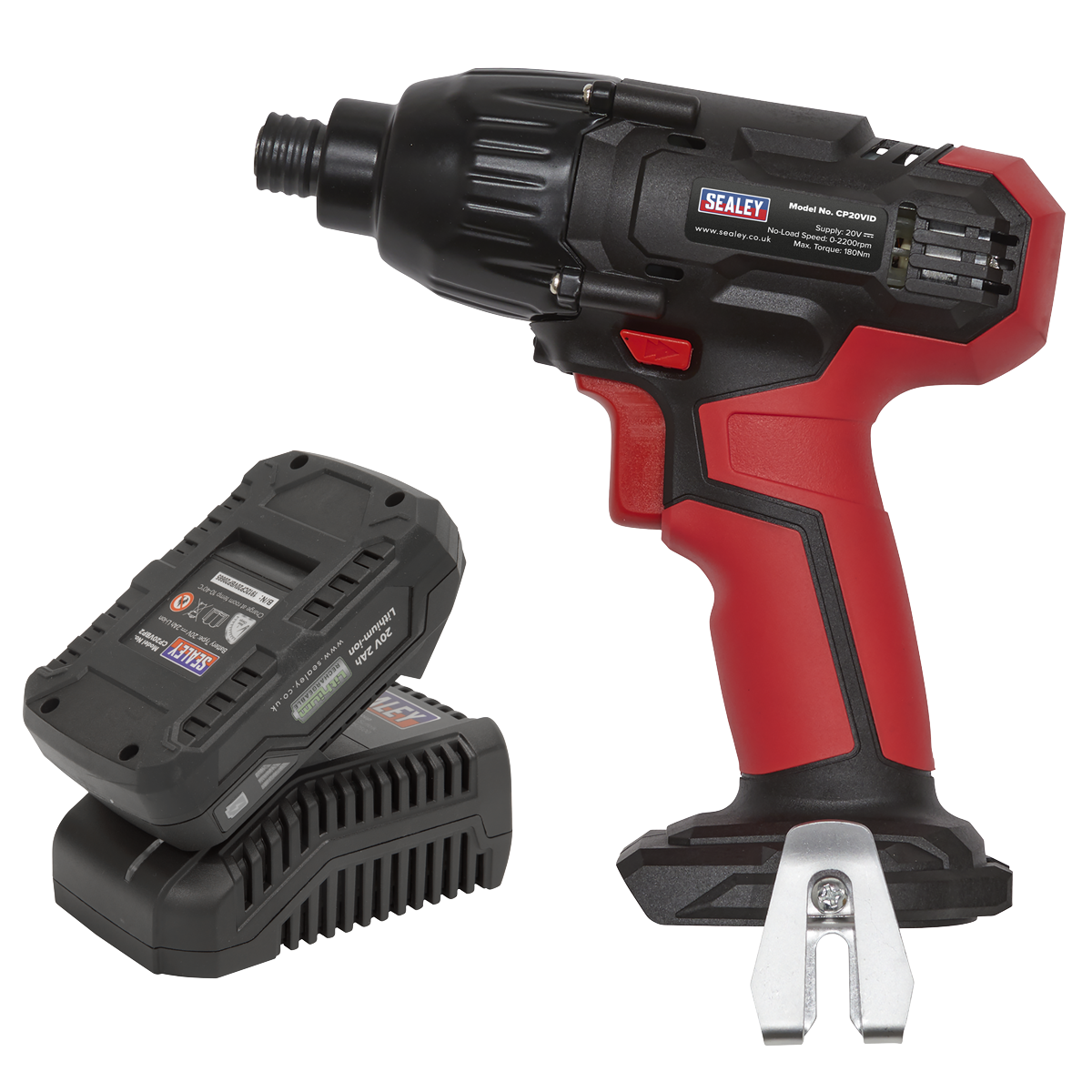 SV20 Series 1/4"Hex Drive Cordless Impact Driver Kit 20V 2Ah CP20VIDKIT1