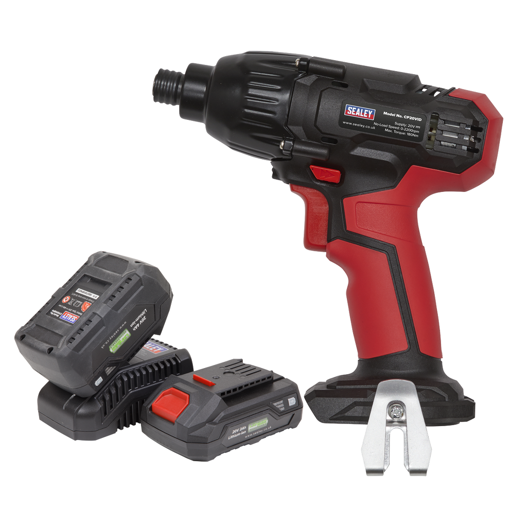 SV20 Series 1/4"Hex Drive Cordless Impact Driver 20V - 2 Batteries CP20VIDKIT