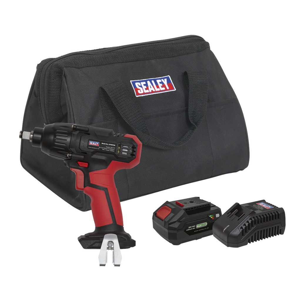 SV20 Series 1/2"Sq Drive Impact Wrench Kit 20V 4Ah CP20VIWKIT1