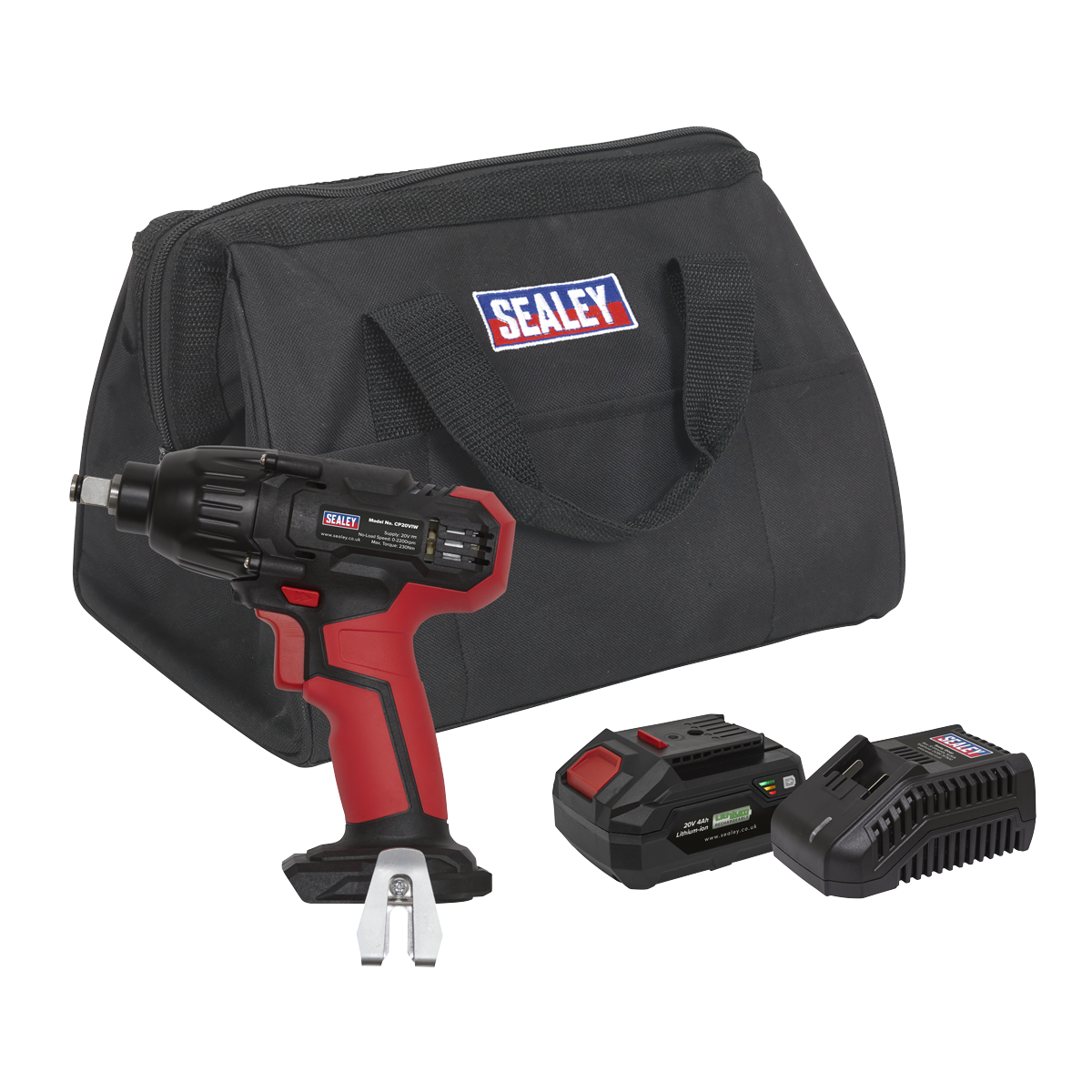 SV20 Series 1/2"Sq Drive Impact Wrench Kit 20V 4Ah CP20VIWKIT1