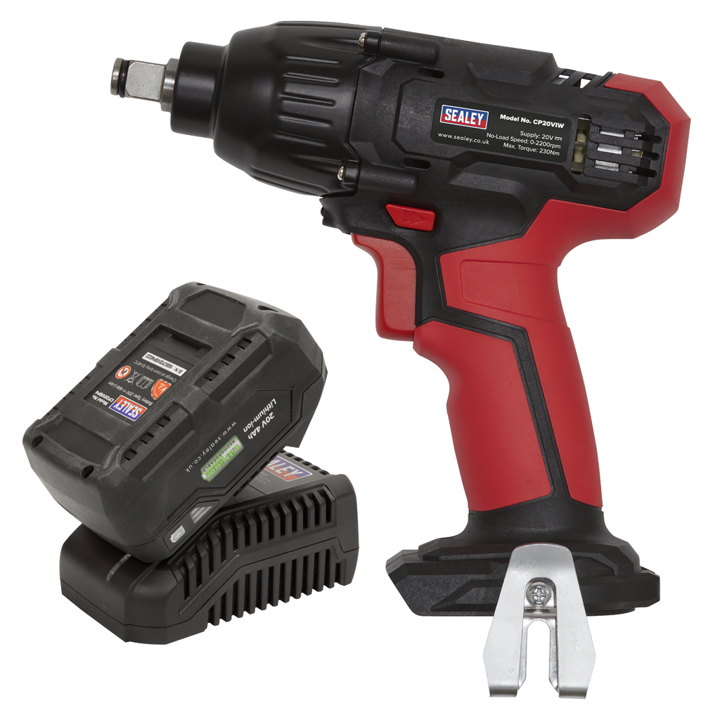 SV20 Series 1/2"Sq Drive Impact Wrench Kit 20V 4Ah CP20VIWKIT1