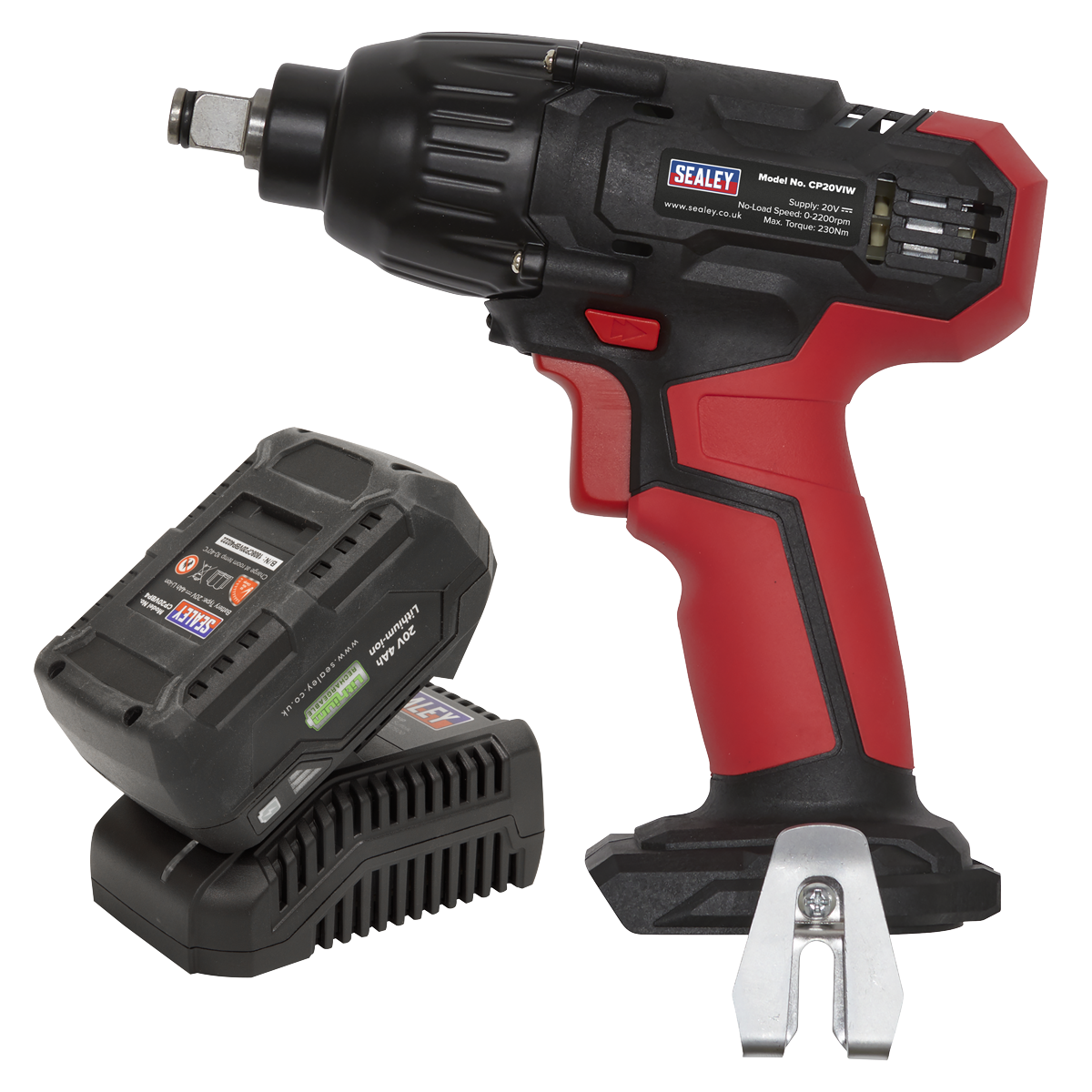 SV20 Series 1/2"Sq Drive Impact Wrench Kit 20V 4Ah CP20VIWKIT1