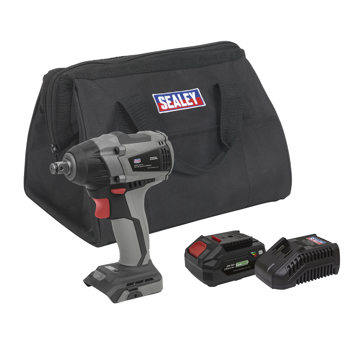 SV20 Series 1/2"Sq Drive Brushless Cordless Impact Wrench Kit 20V 4Ah CP20VIWXKIT1