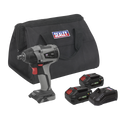 SV20 Series 1/2"Sq Drive Brushless Cordless Impact Wrench Kit 20V 4Ah - 2 Batteries CP20VIWXKIT