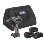 SV20 Series 1/2"Sq Drive Brushless Cordless Impact Wrench Kit 20V 4Ah - 2 Batteries CP20VIWXKIT