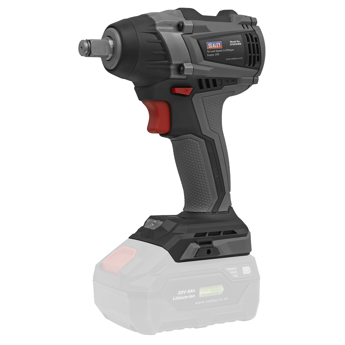 SV20 Series 1/2"Sq Drive Brushless Cordless Impact Wrench Kit 20V 4Ah CP20VIWXKIT1