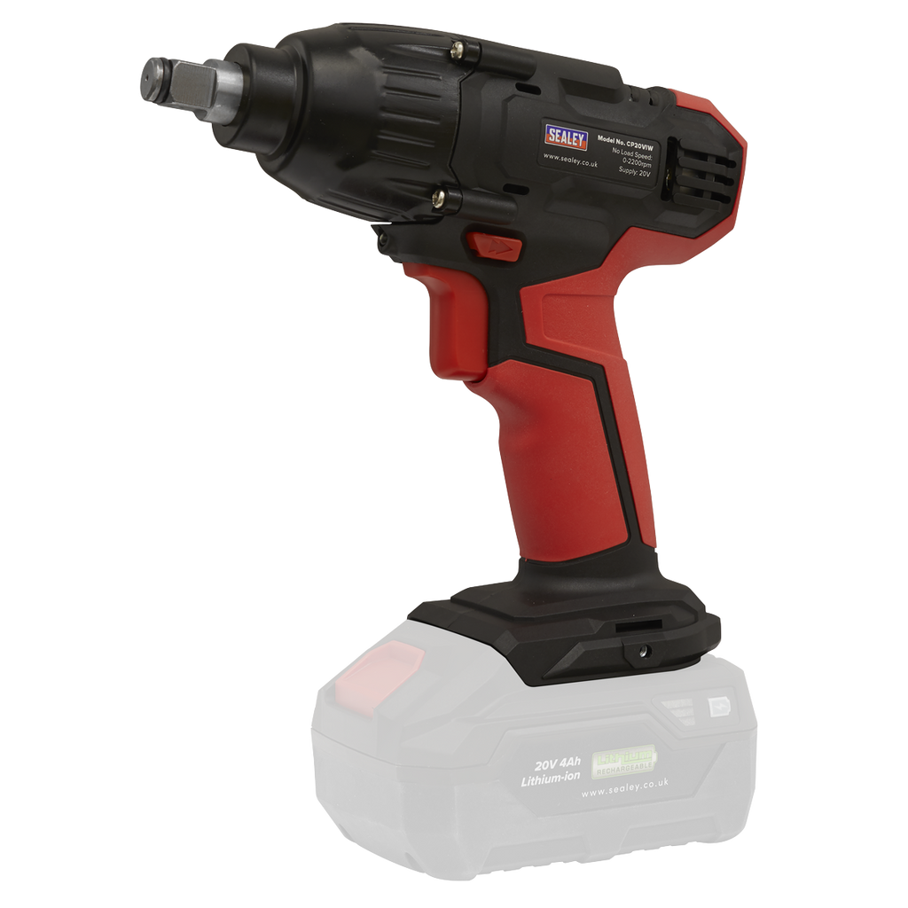 SV20 Series 1/2"Sq Drive Impact Wrench Kit 20V 4Ah - 2 Batteries CP20VIWKIT