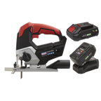 SV20 Series Cordless Jigsaw Kit 20V - 2 Batteries CP20VJSKIT