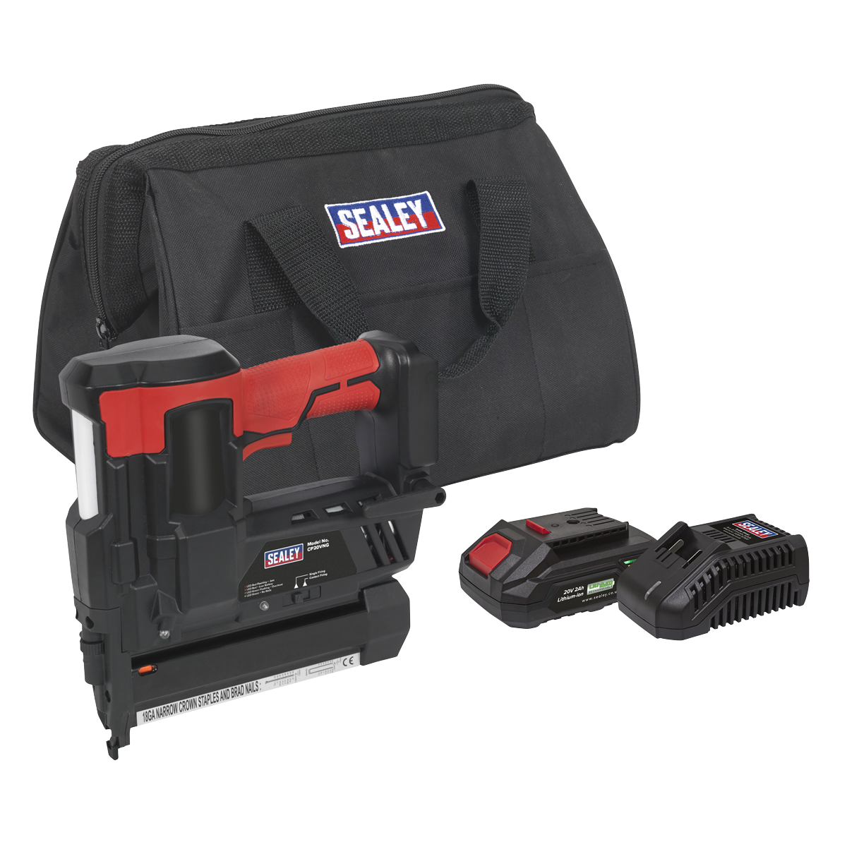 SV20 Series Cordless Nail/Staple Gun Kit 18G 20V 2Ah CP20VNGKIT1