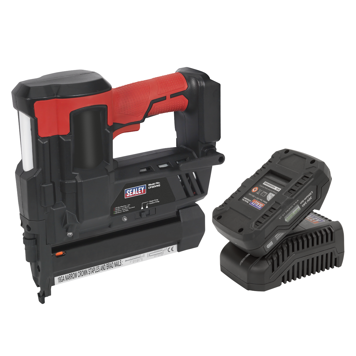 SV20 Series Cordless Nail/Staple Gun Kit 18G 20V 2Ah CP20VNGKIT1