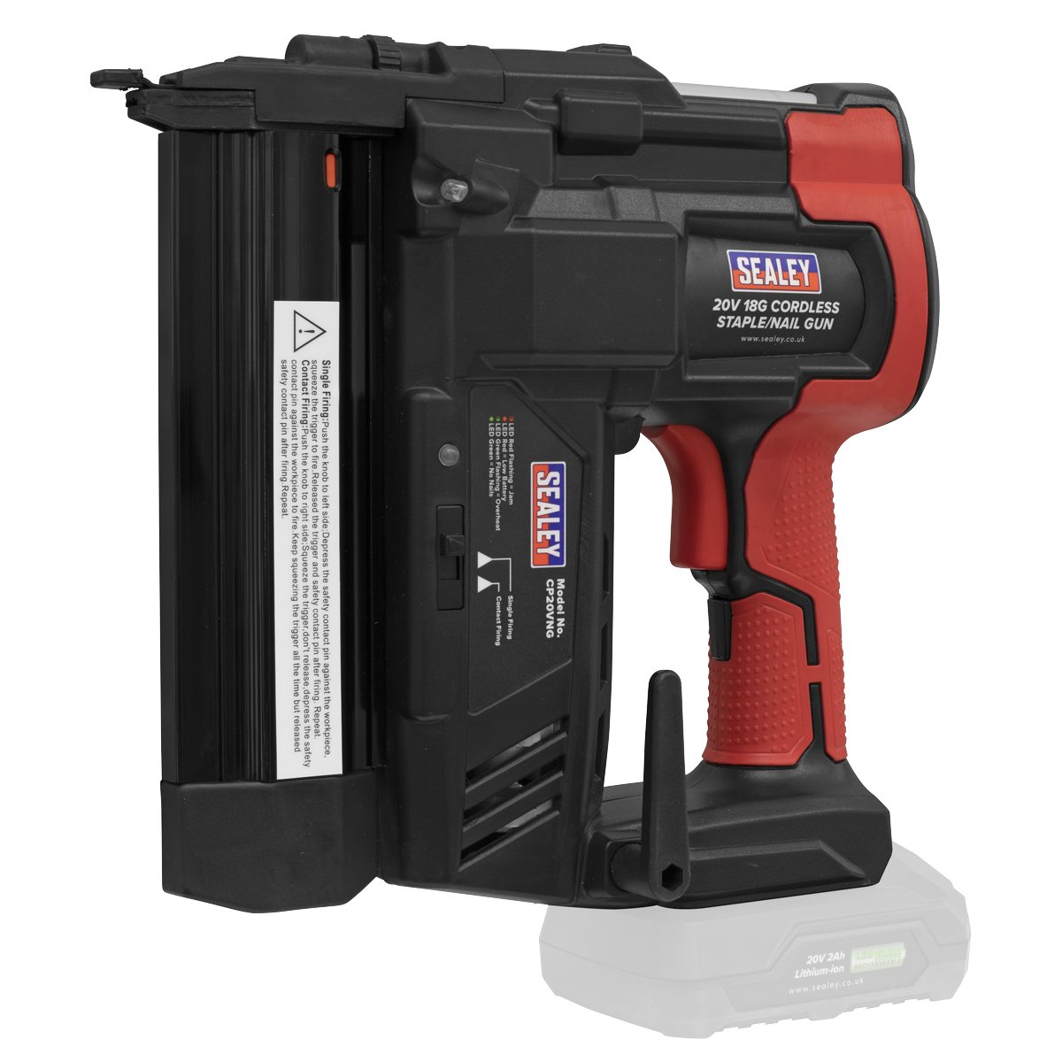 SV20 Series Cordless Nail/Staple Gun Kit 18G 20V 2Ah CP20VNGKIT1