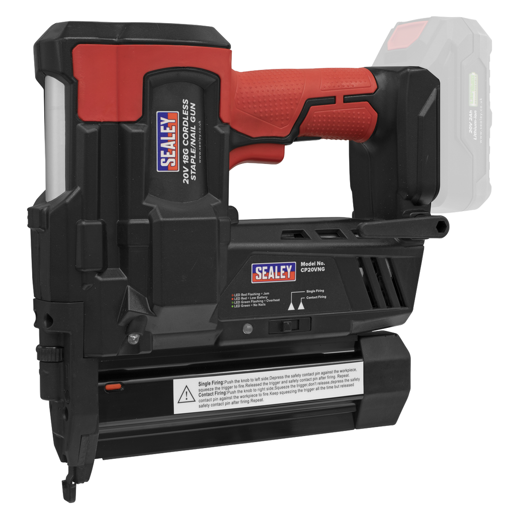 SV20 Series 18G Cordless Nail/Staple Gun 20V - Body Only CP20VNG