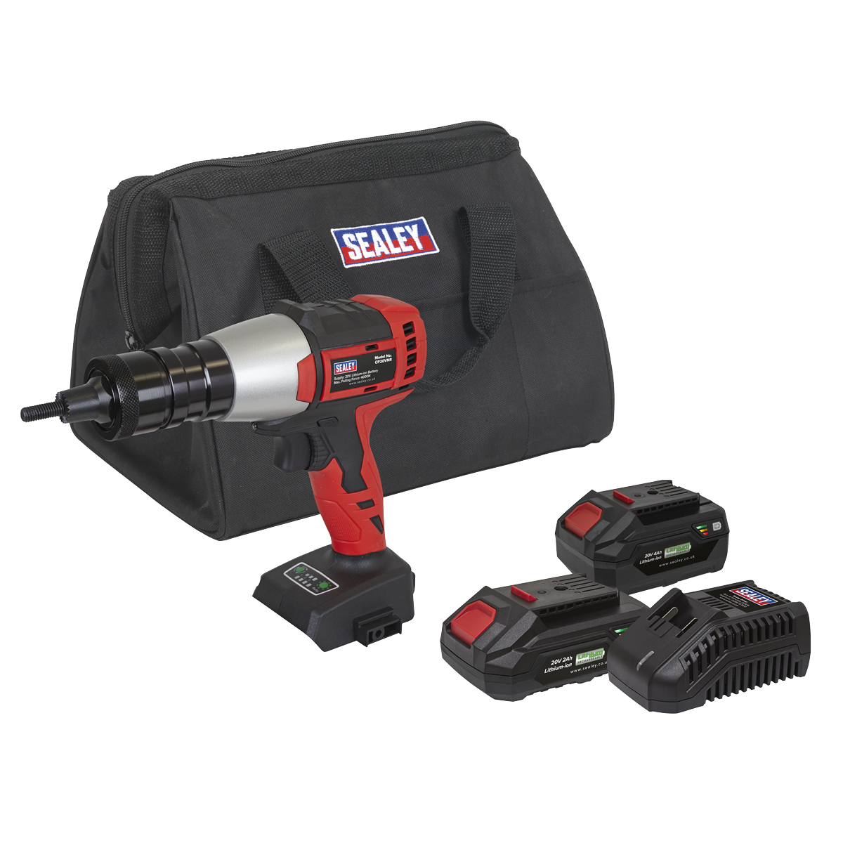 SV20 Series Brushless Cordless Nut Riveter 20V - 2 Batteries CP20VNRKIT