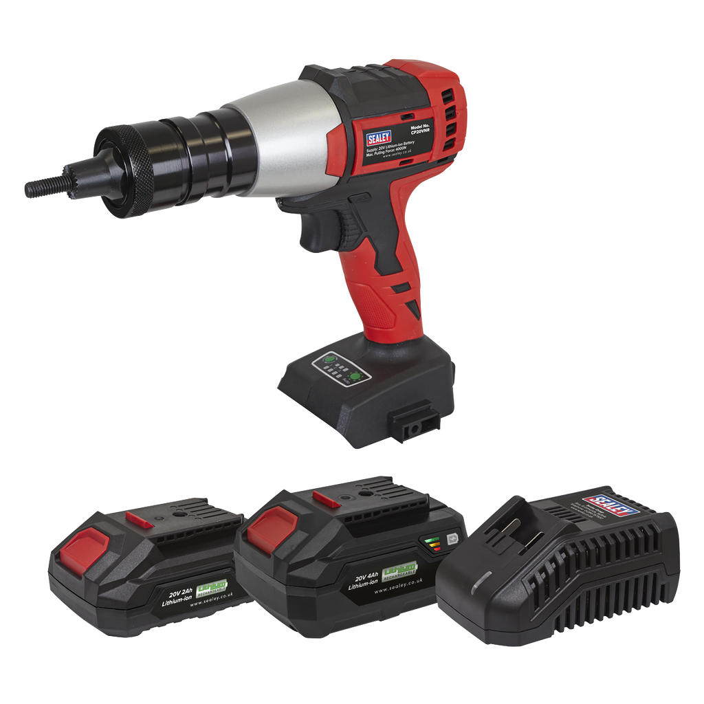 SV20 Series Brushless Cordless Nut Riveter 20V - 2 Batteries CP20VNRKIT
