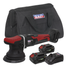 SV20 Series 125mm Cordless Orbital Polisher Kit 20V 4Ah - 2 Batteries CP20VOPKIT2