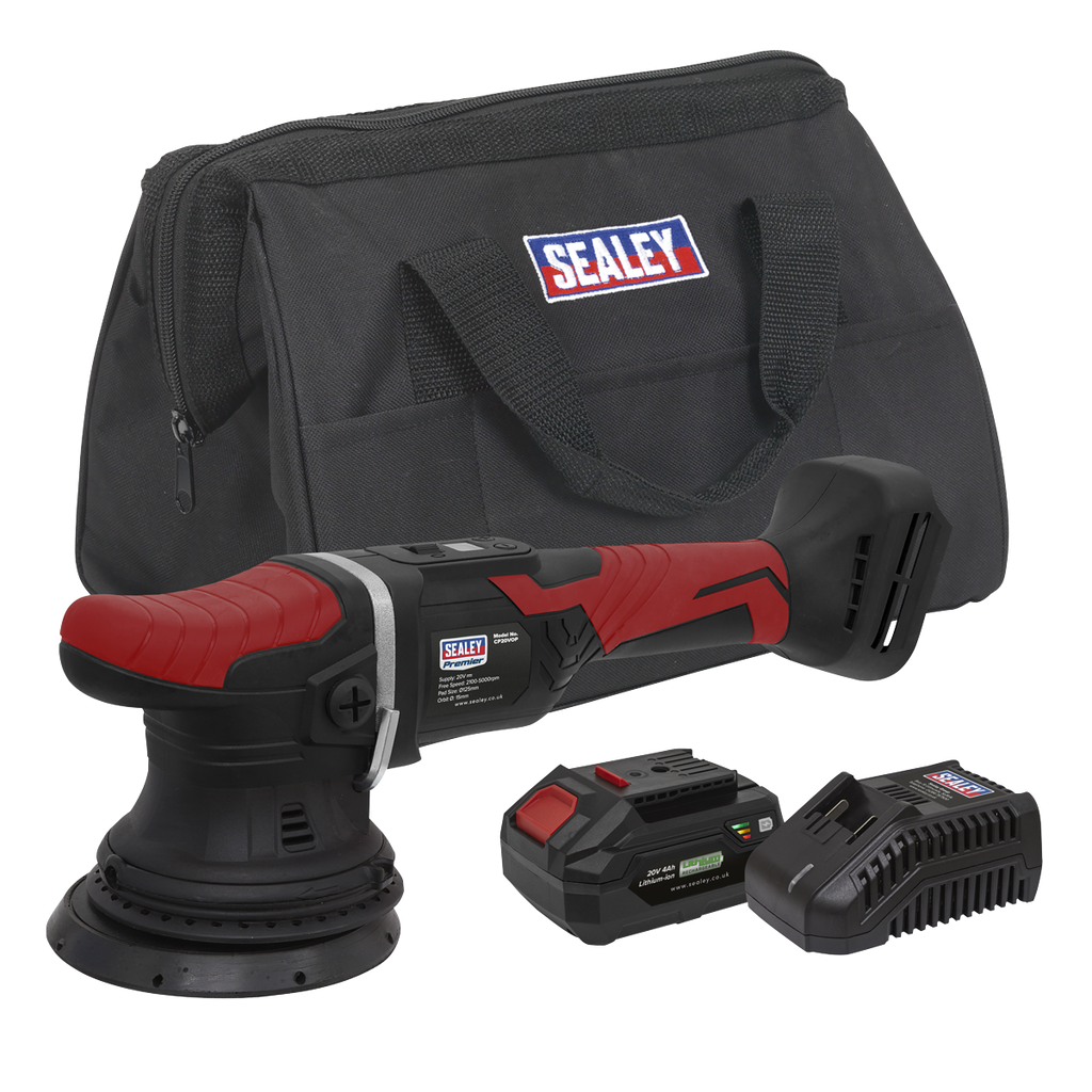 SV20 Series 125mm Cordless Orbital Polisher Kit 20V 4Ah CP20VOPKIT