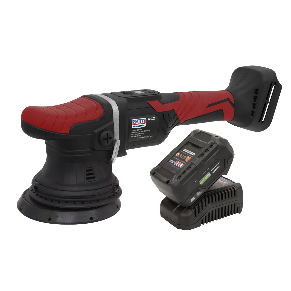 SV20 Series 125mm Cordless Orbital Polisher Kit 20V 4Ah CP20VOPKIT