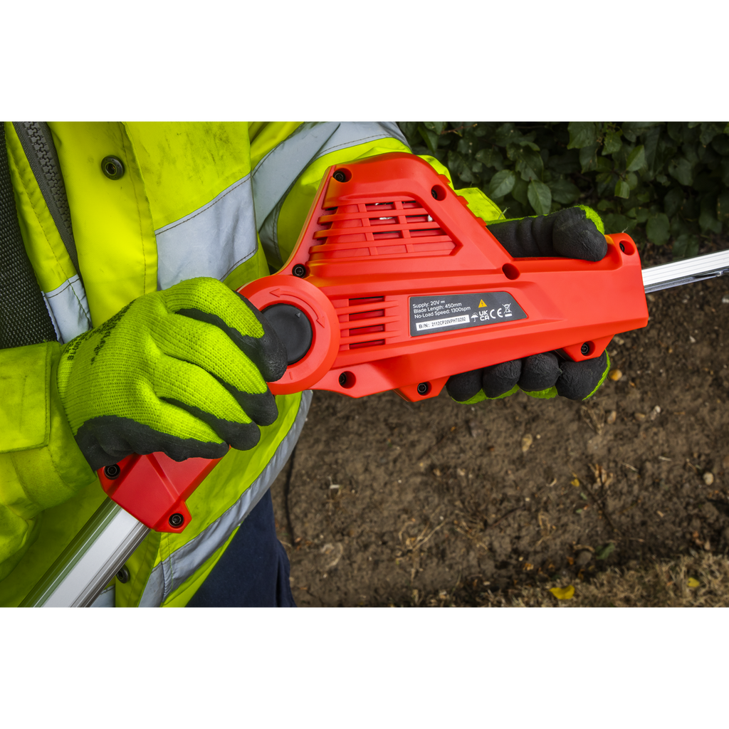 SV20 Series 45cm Cordless Pole Hedge Trimmer 20V - Body Only CP20VPHT