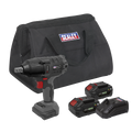SV20 Series 1/2"Sq Drive Brushless Cordless Impact Wrench Kit 20V 4Ah - 2 Batteries CP20VPIWKIT