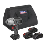 SV20 Series 1/2"Sq Drive Brushless Cordless Impact Wrench Kit 20V 4Ah - 2 Batteries CP20VPIWKIT