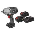 SV20 Series 1/2"Sq Drive Brushless Cordless Impact Wrench Kit 20V 4Ah - 2 Batteries CP20VPIWKIT