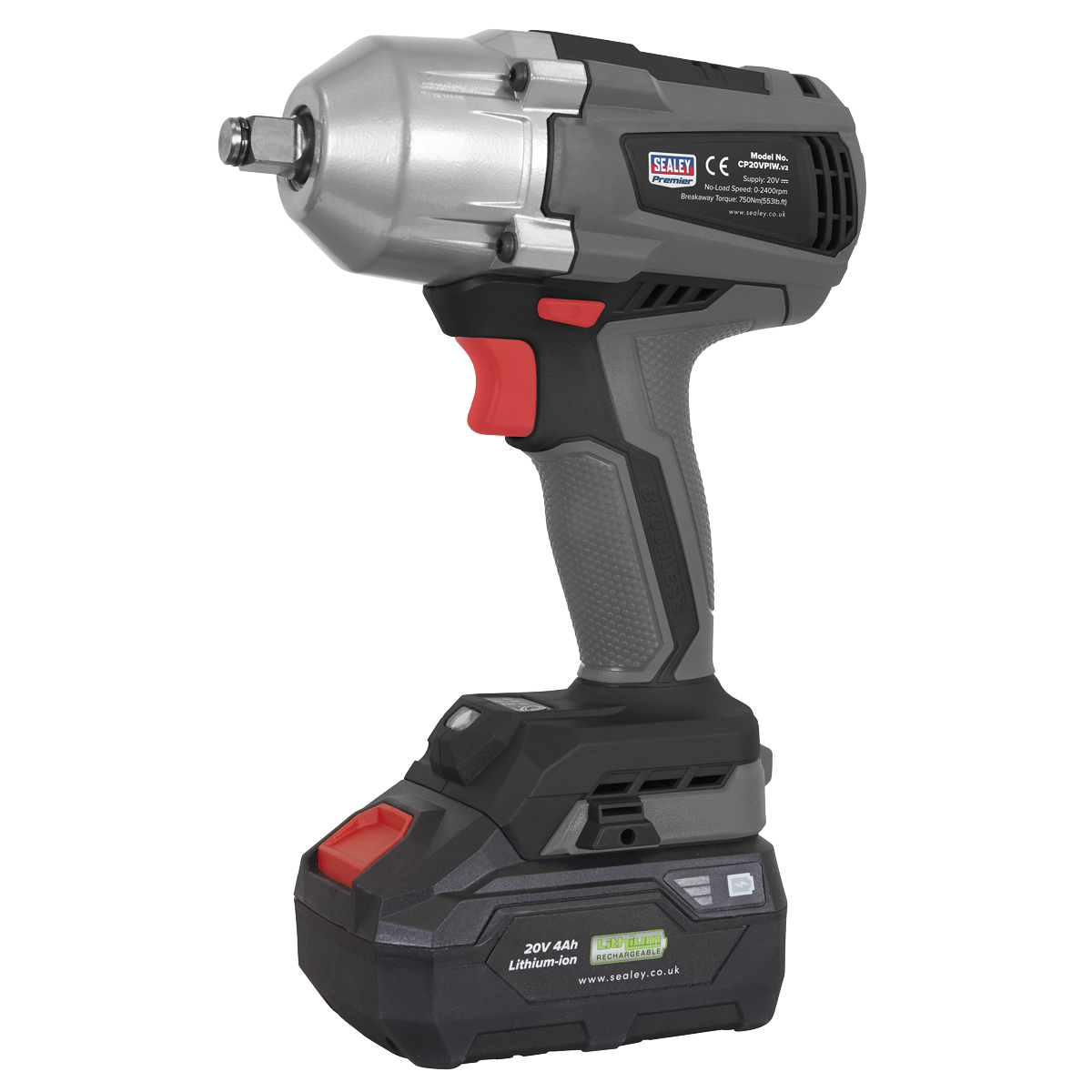 SV20 Series 1/2"Sq Drive Brushless Cordless Impact Wrench 20V - Body Only CP20VPIW