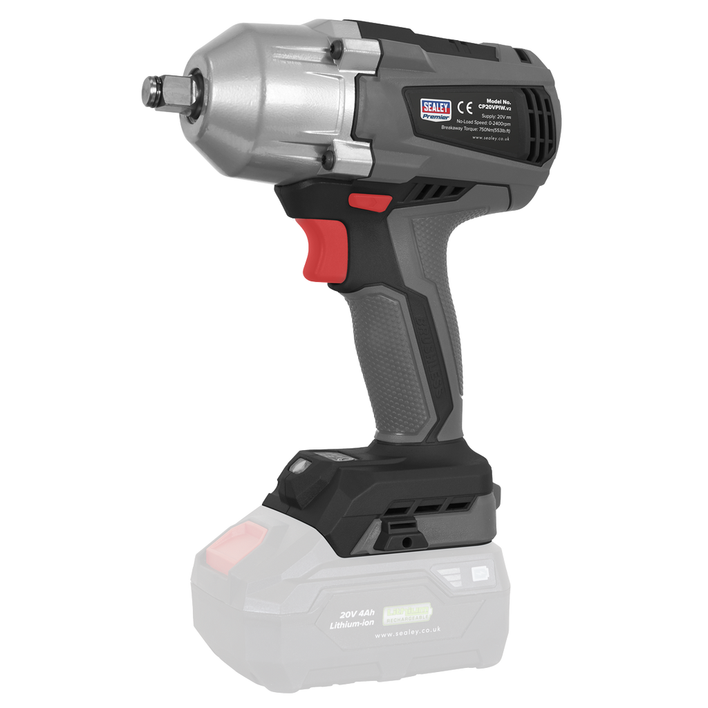 SV20 Series 1/2"Sq Drive Brushless Cordless Impact Wrench 20V - Body Only CP20VPIW