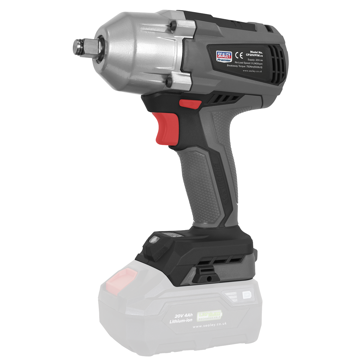 SV20 Series 1/2"Sq Drive Brushless Cordless Impact Wrench 20V - Body Only CP20VPIW