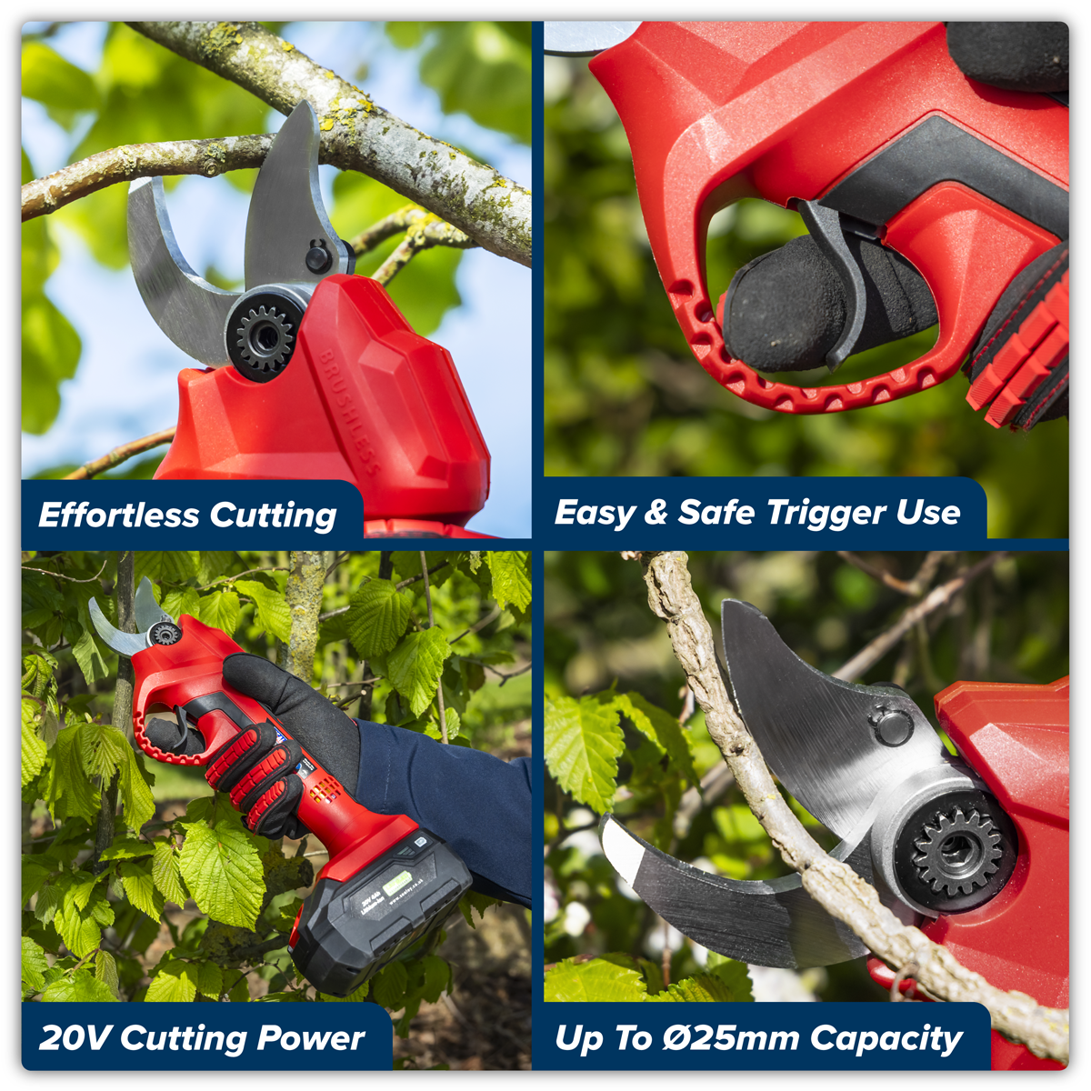 SV20 Series Brushless Cordless Pruning Shears 20V - Body Only CP20VPS