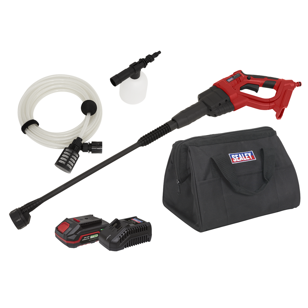 SV20 Series 22Bar Cordless Pressure Washer Kit 20V 2Ah CP20VPWKIT1