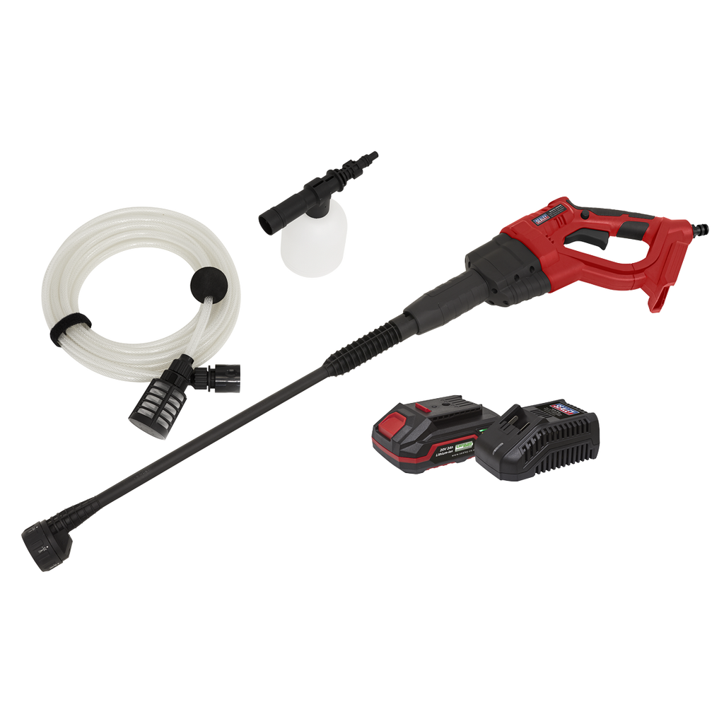 SV20 Series 22Bar Cordless Pressure Washer Kit 20V 2Ah CP20VPWKIT1