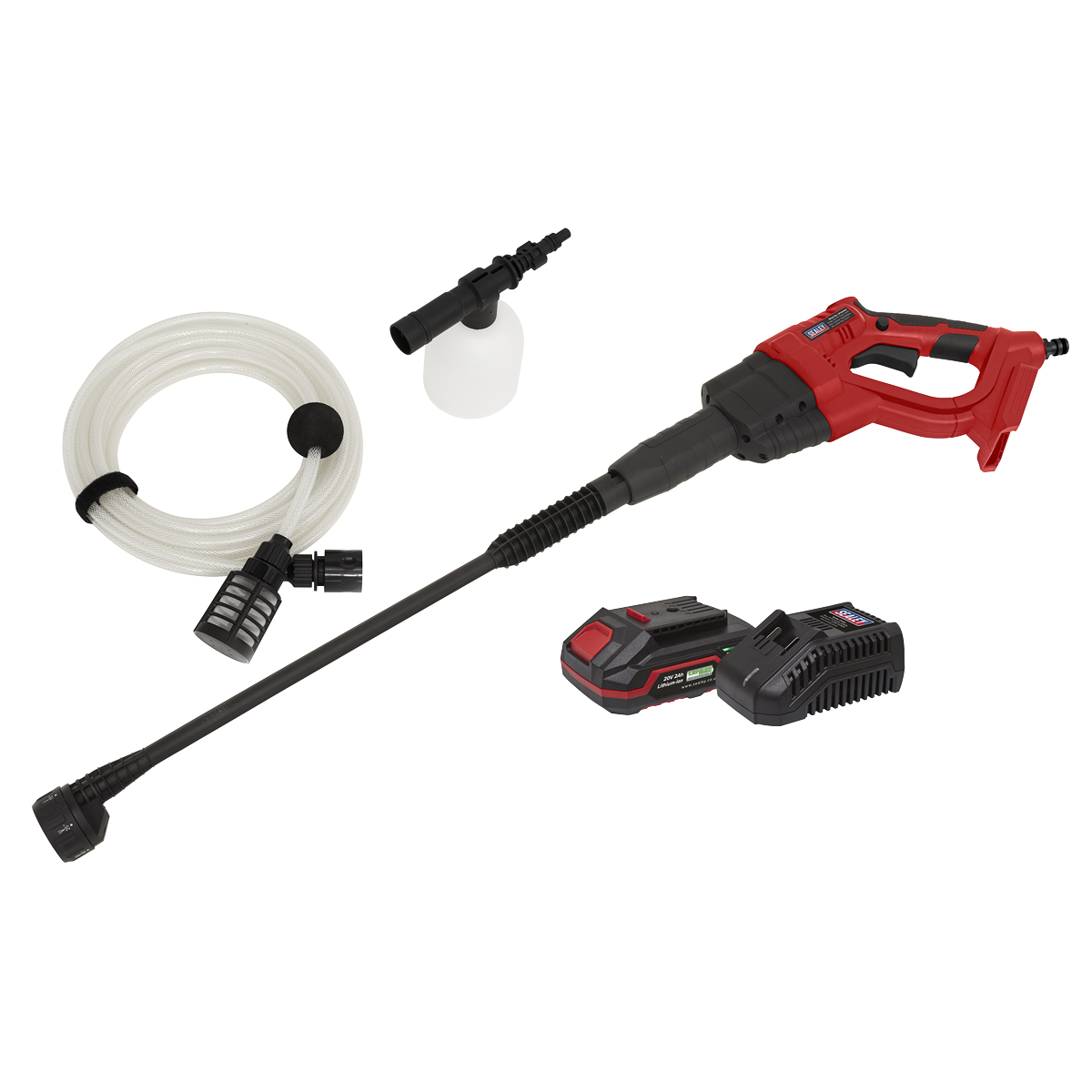 SV20 Series 22Bar Cordless Pressure Washer Kit 20V 2Ah CP20VPWKIT1